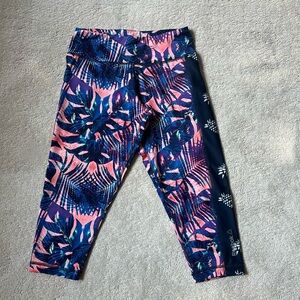 Reebok 3-quarter Workout Leggings, Size XS